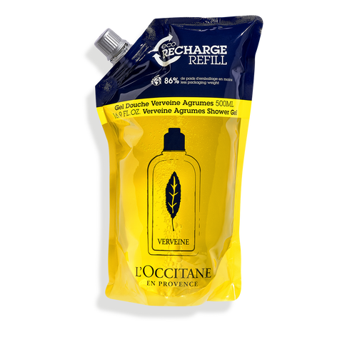 Bildanzeige 1/1 des Produkts Öko-Nachfüllpackung Sommer-Verbene Duschgel 500 ml | L’Occitane en Provence
