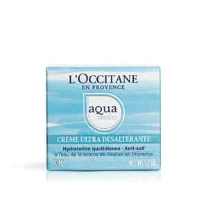 Aqua Réotier Ultra-feuchtigkeitsspendende Gesichtscreme 50 ml | L’Occitane en Provence