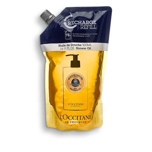 Bildanzeige 1/1 des Produkts Öko-Nachfüllpackung Sheabutter Duschöl 500 ml | L’Occitane en Provence