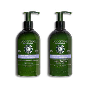 Duo Aromachologie Sanfte Balance Duo Shampoo und Haarspülung  | L’Occitane en Provence