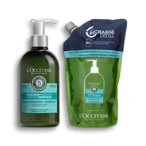 Affichage de l’image 1/1 du produit Duo Après-shampooing Fraicheur Purifiante  | L’Occitane en Provence
