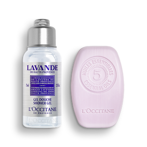 Duo Vaste Shampoo Gentle & Balanced 60g en Lavender Douchegel 75ml  | L’Occitane en Provence