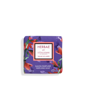 Savon Parfumé Herbae par L'OCCITANE Sauge Sclarée 100 g | L’Occitane en Provence