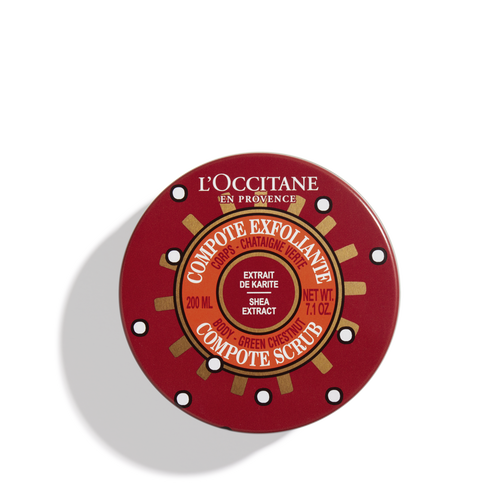Affichage de l’image 1/3 du produit Compote Exfoliante Karité Chestnut 200 ml | L’Occitane en Provence