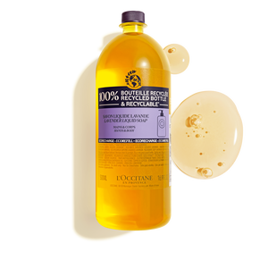 Öko-Nachfüllpackung Shea Flüssigseife Lavendel 500ml 500 ml | L’Occitane en Provence