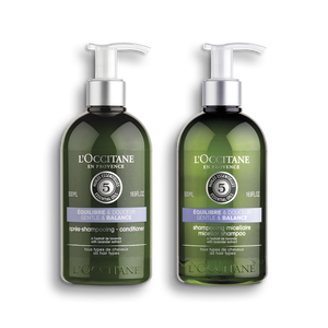 Duo Shampooing et Après-shampooing Equilibre & Douceur Aromachologie  | L’Occitane en Provence