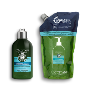 Duo Après-shampooing Fraicheur Purifiante  | L’Occitane en Provence