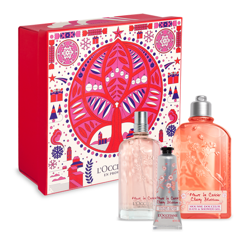 Affichage de l’image 1/4 du produit Coffret parfum Fleurs de Cerisier  | L’Occitane en Provence