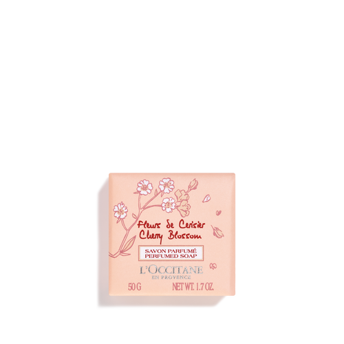 Weergave afbeelding 1/2 van product Cherry Blossom Geparfumeerde Zeep 50 g | L’Occitane en Provence